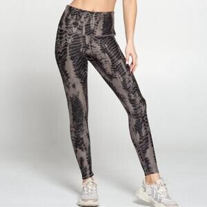 Evolution and Creation Tie Dye Brianna Linear Black Leggings size Small